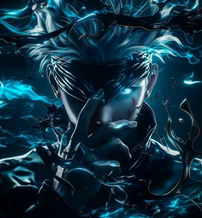 Hình nền anime sắc nét trên màn hình gập bên trong 1
