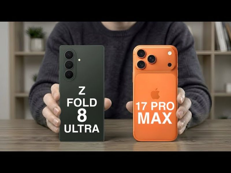 Ưu và nhược điểm của Galaxy Z Fold8 Ultra và iPhone 17 Pro Max