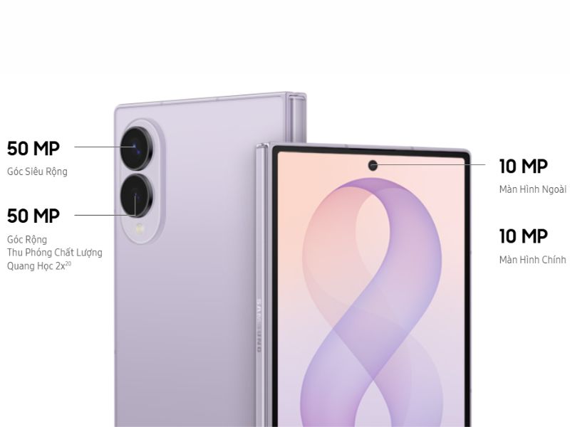 Galaxy Z Fold8 có camera kép 50MP