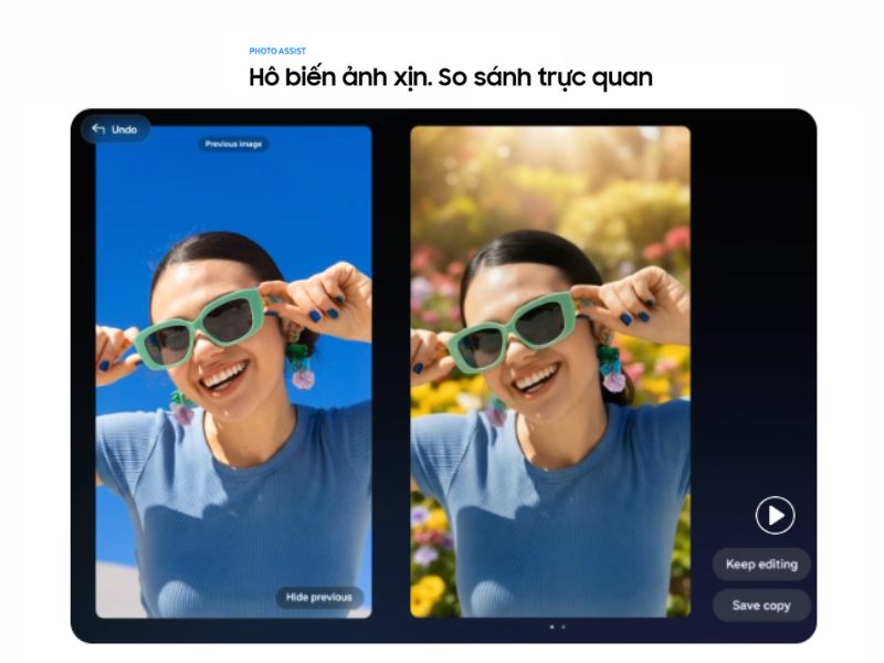 AI xử lý ảnh thông minh trên Galaxy Z Fold8