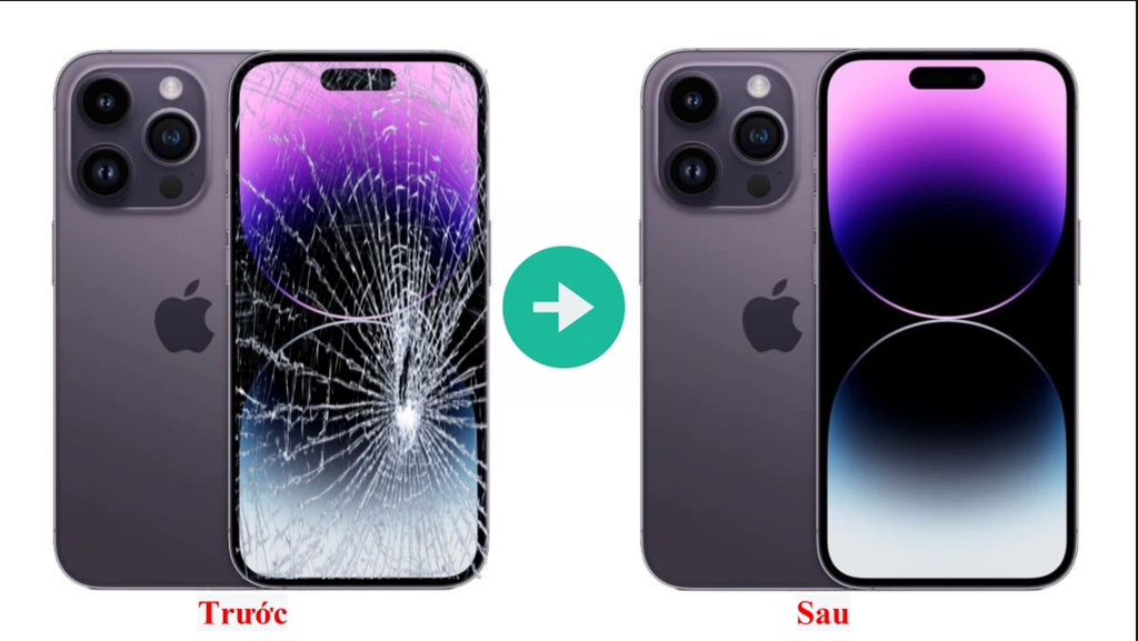 Quy trình ép kính iphone 14 plus