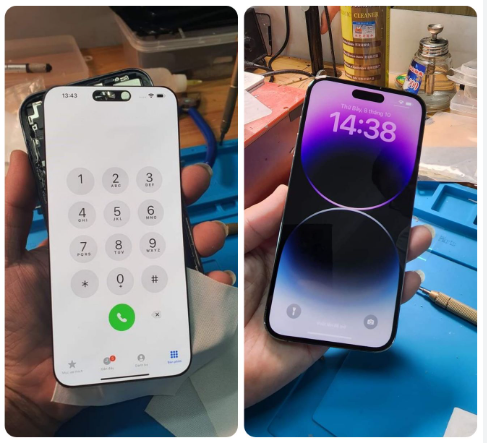 Chi phí ép kính iphone 14 pro max Clickbuy