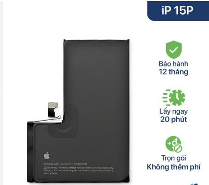 Bảo hành khi thay pin iphone 15