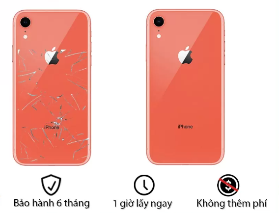 Một số lưu ý sau khi thay kính lưng iPhone Xr