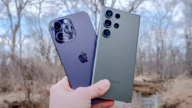 Thiết kế S23 Ultra với iPhone 14 Pro Max đều rất tinh tế, sang trọng
