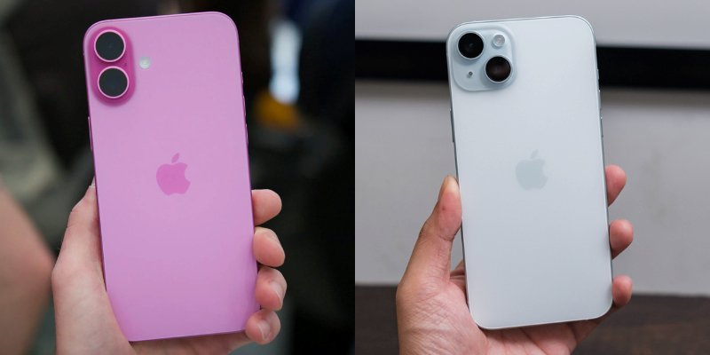 So sánh thiết kế iPhone 15 Plus và 16 Plus