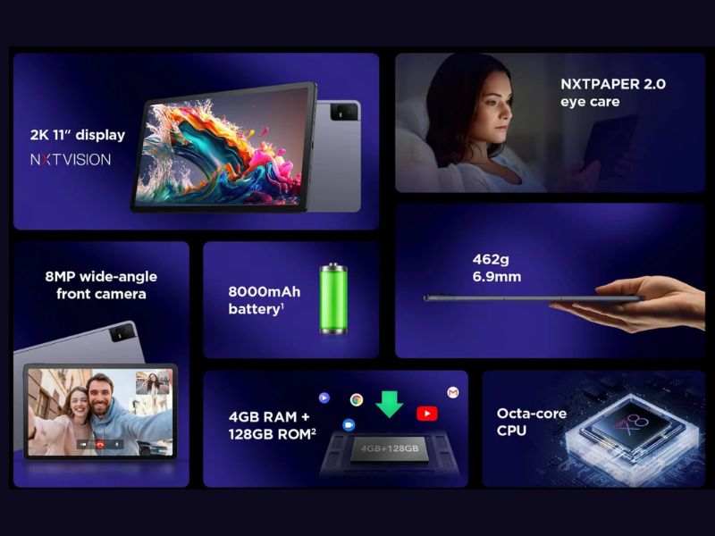 Những tính năng đặc biệt trên TCL Tab Nxtpaper 11