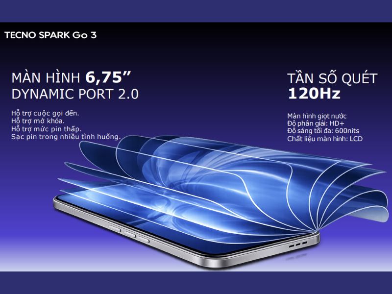 Màn hình Tecno Spark Go 3