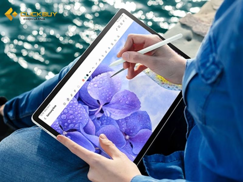 Thiết kế Samsung Galaxy Tab S9 FE 5G 8GB 256GB hiện đại sang trọng
