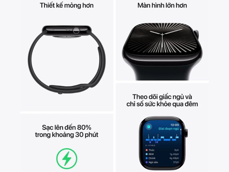 Thiết kế của Apple Watch Series 10 42mm GPS