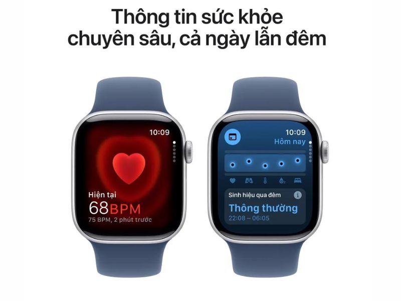 Theo dõi sức khỏe của Apple Watch Series 10 42mm GPS 