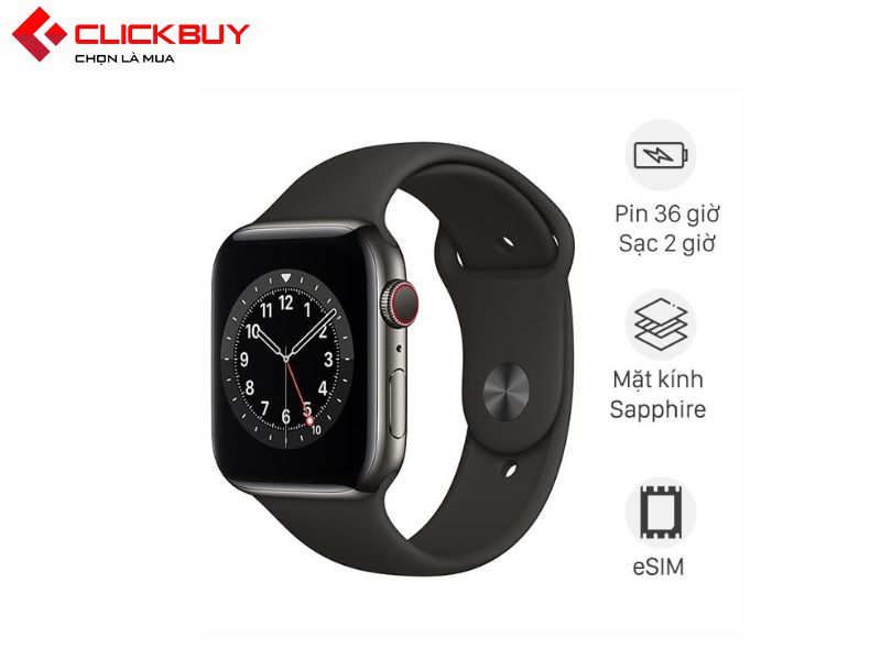 Tìm hiểu về Apple Watch Series 6 44mm LTE viền thép