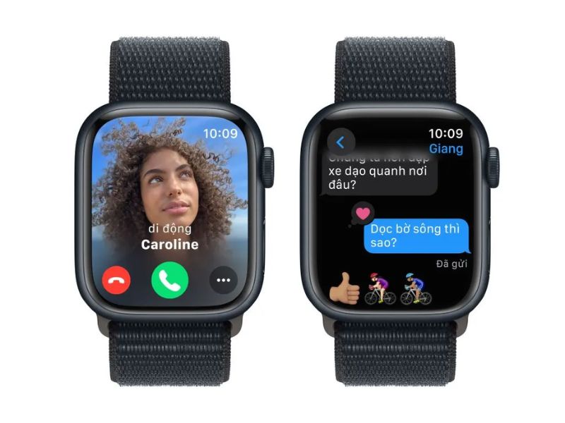 Tiện ích của Apple Watch Series 9 GPS 41mm dây vải