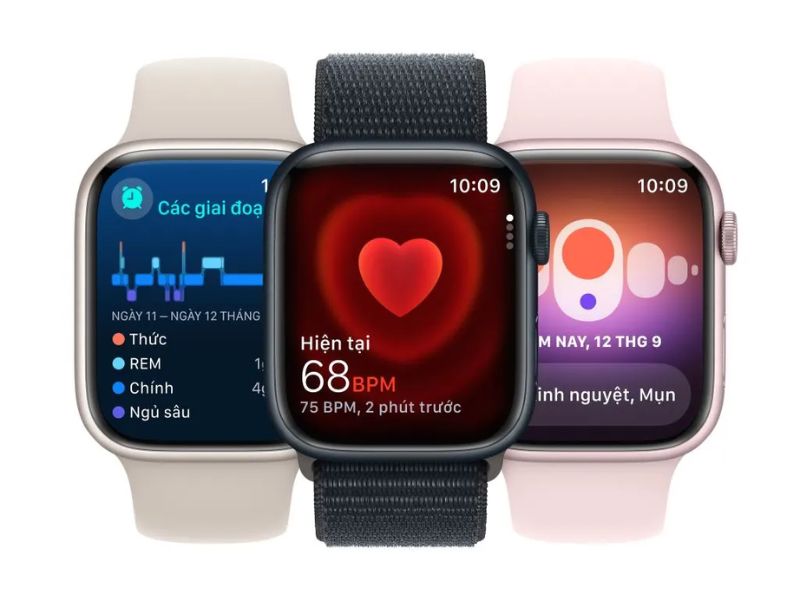 Hiêu năng của Apple Watch Series 9 GPS 41mm dây vải