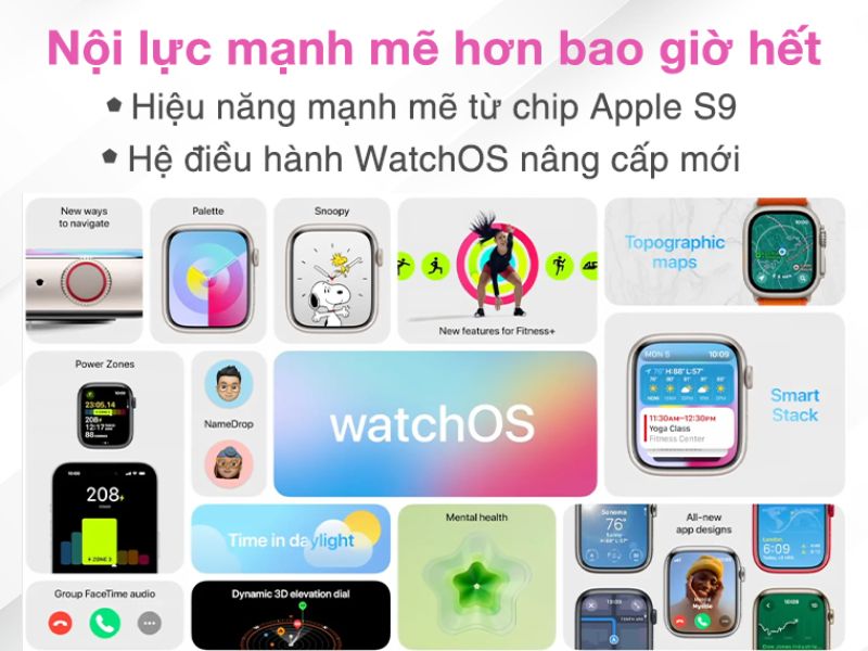 Chip của Apple Watch Series 9 LTE 41mm