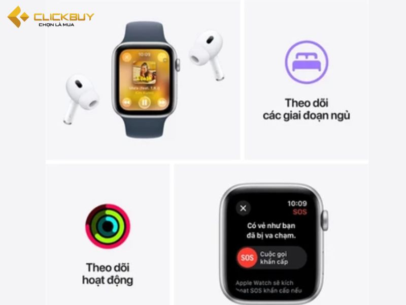 Tính năng Apple Watch Series SE 2023 LTE 40mm