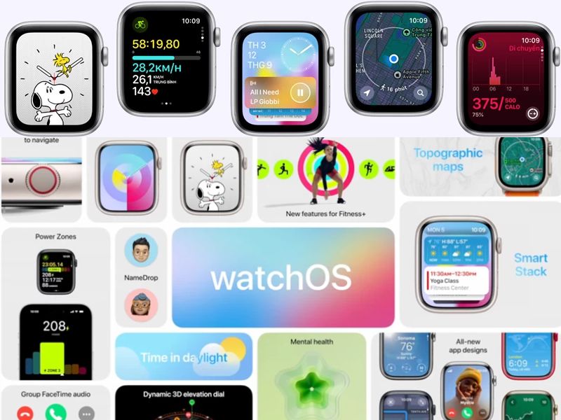 Hệ điều hành của Apple Watch Series SE 2023 LTE 44mm