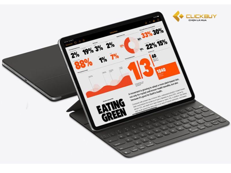 tìm hiểu về phím Smart Keyboard Folio cho iPad Air 10,9 inch và iPad Pro 11 inch