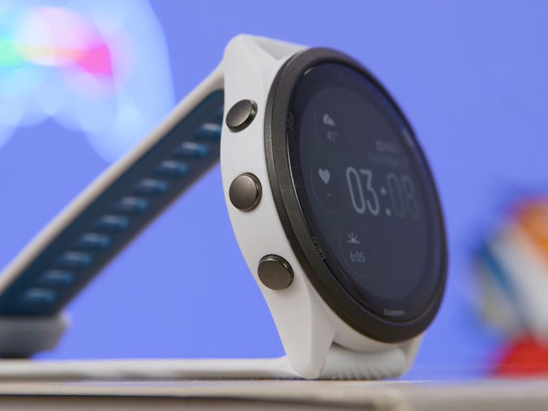 Thiết kế của đồng hồ chạy bộ Garmin Forerunner 265 Music