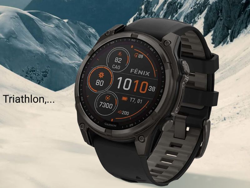 Thiết kế của Đồng hồ thông minh Garmin fenix 8 Sapphire Solar