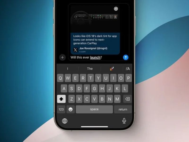 iMessage trên iOS 18