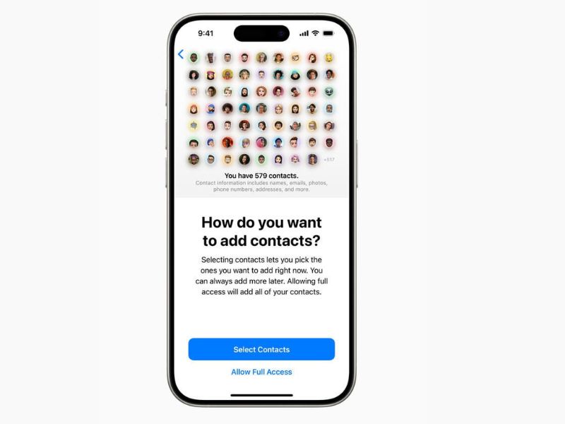 iOS 18 cải thiện tính bảo mật cho Danh bạ