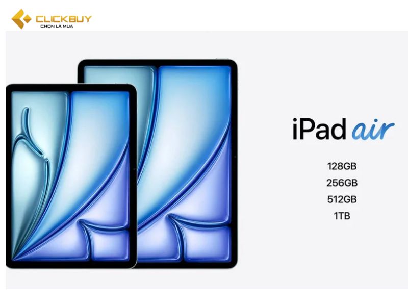 iPad Air 6 13 inch 256GB bản dung lượng bao nhiêu GB