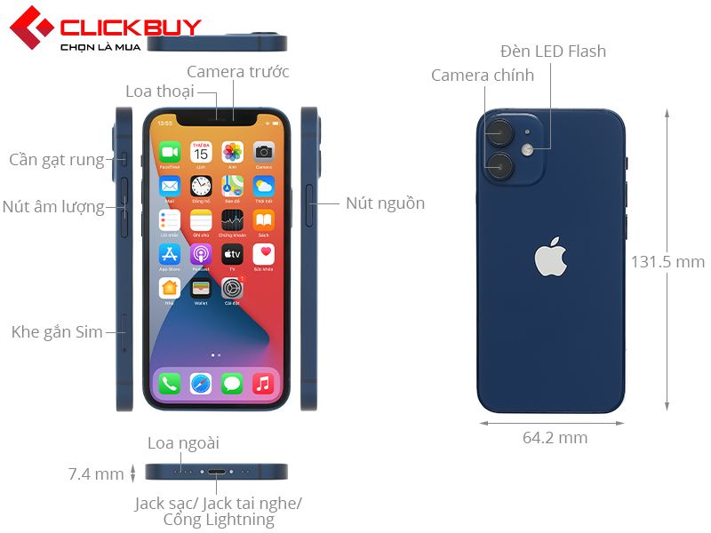 Tìm hiểu về iPhone 12 mini 128GB cũ