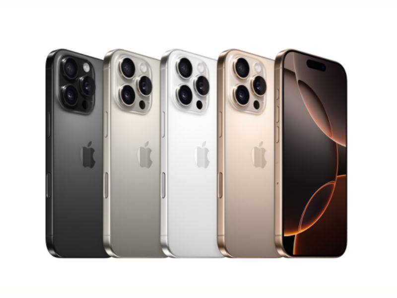 Các màu của iPhone 16 Pro 512GB