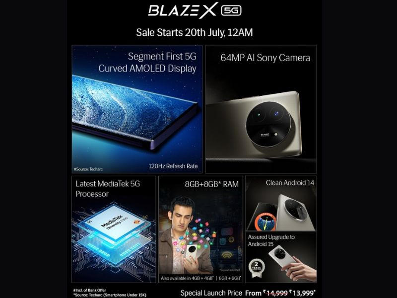 Điện thoại Lava Blaze X ra mắt