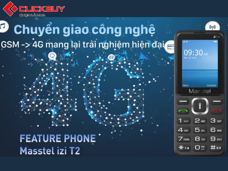 Masstel izi T2 4G kết nối 4G