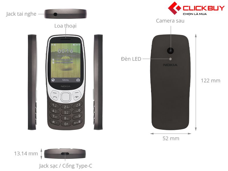 Tìm hiểu về Nokia 3210 4G