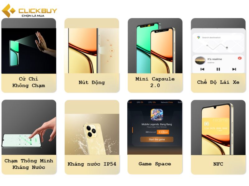 Tính năng của realme C61