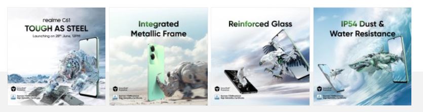 Realme C61 ra mắt