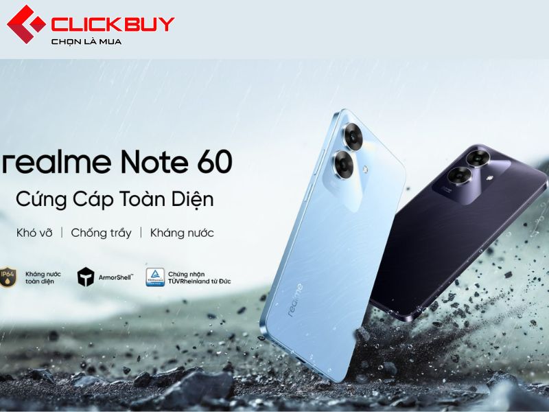 Realme Note 60 chống nước