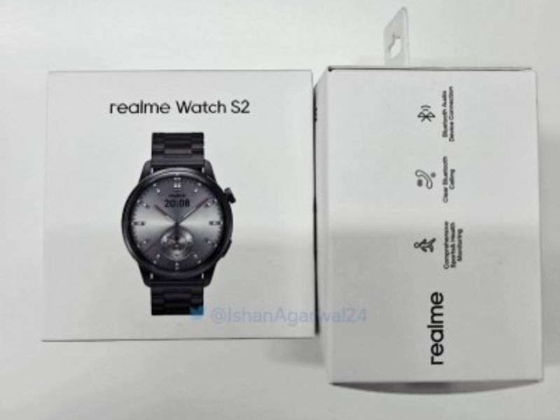 Realme Watch S2 bị rò rỉ