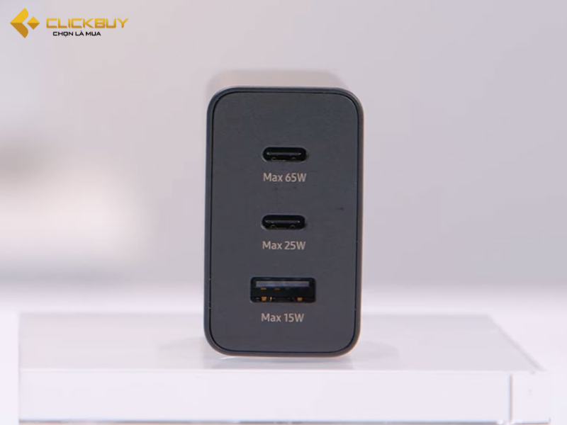 Sạc nhanh Samsung 65W 3 Cổng