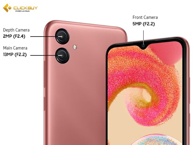 Camera của Samsung Galaxy A04e