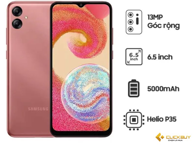 Pin của Samsung Galaxy A04e