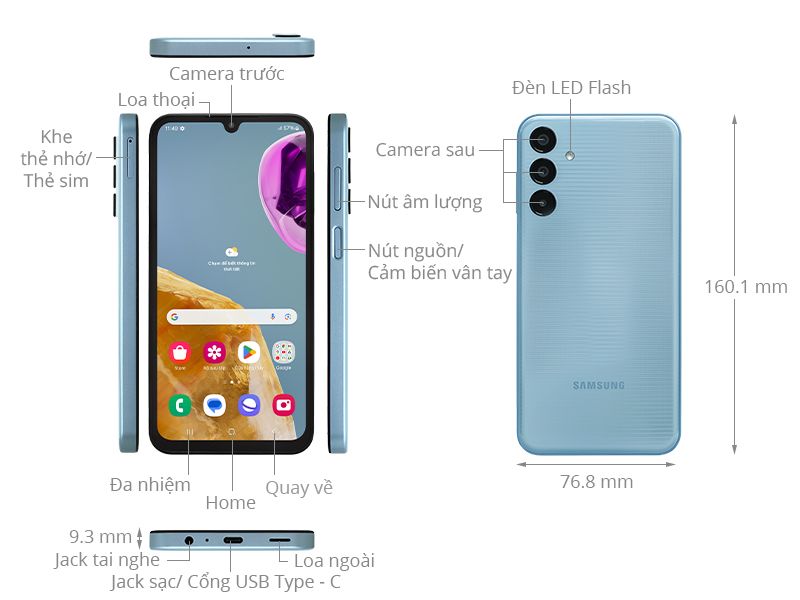 Tìm hiểu về Samsung Galaxy M15
