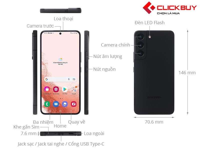 Tìm hiểu về Samsung Galaxy S22 128GB cũ
