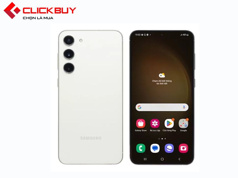 Samsung Galaxy S23 cũ trắng