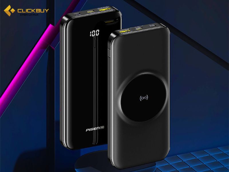 Sạc dự phòng PISEN Pro Wireless Magsafe 10000mAh