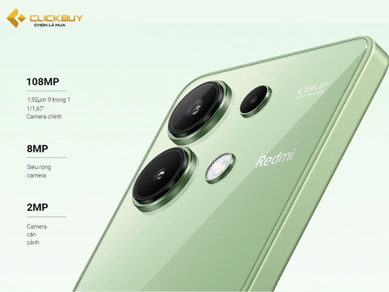 Camera của Xiaomi Redmi Note 13 8GB chính hãng