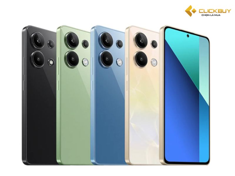 Màu sắc của Xiaomi Redmi Note 13 chính hãng