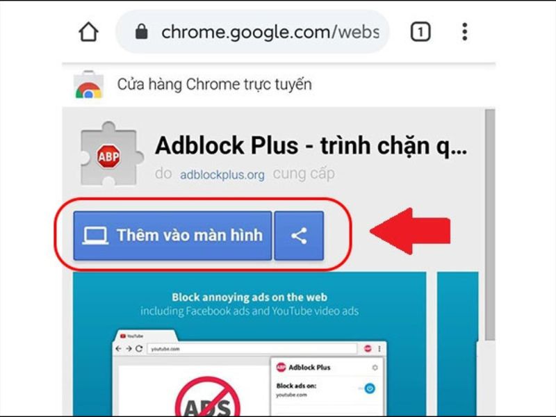 Cài tiện ích chặn quảng cáo hoặc trình duyệt tích hợp