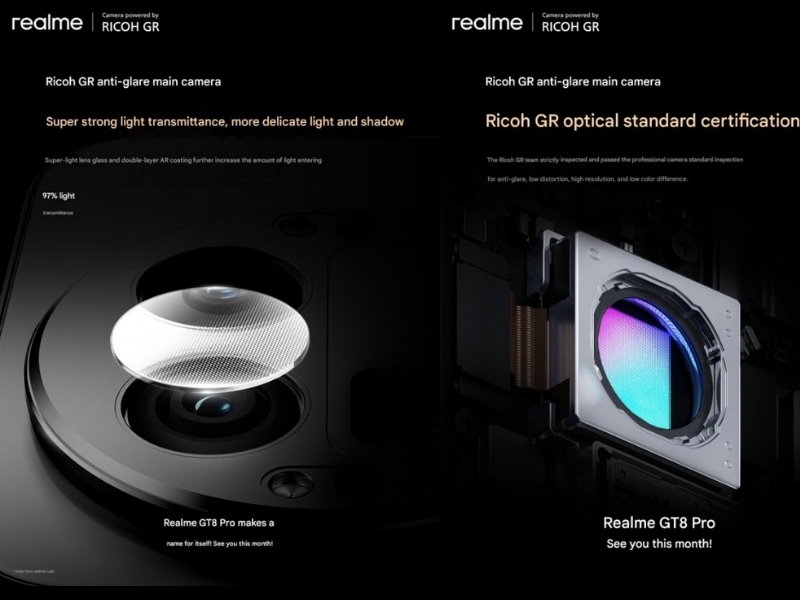 Camera realme GT 8 Pro 200MP hợp tác Ricoh tái định nghĩa nhiếp ảnh