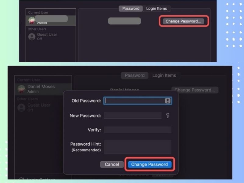 Change Pass