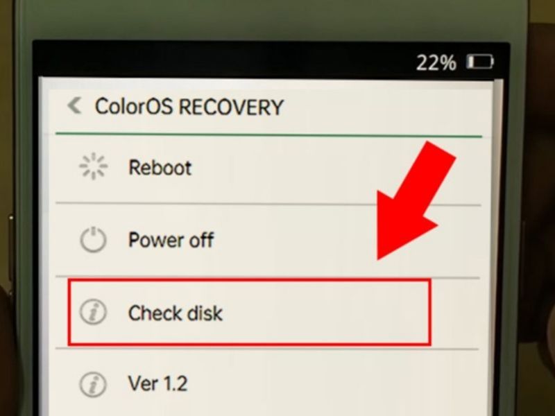 Check disk