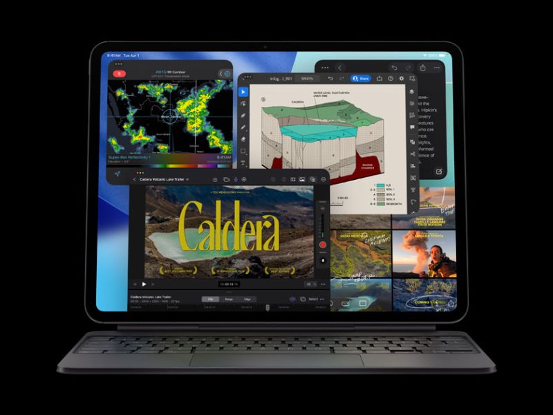 AI trên iPad Pro M5 2025